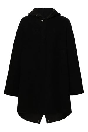 Cappotto in lana vergine nero JIL SANDER | J47AA0116J40020001